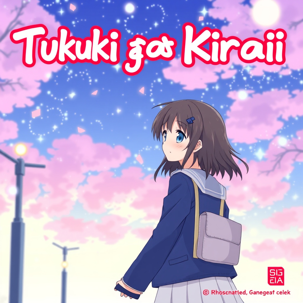 Tsuki ga Kirei anime cover